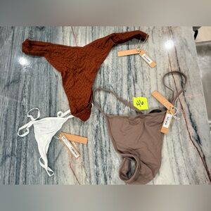 NWT SKIMS 3 piece 3X Panties Bundle. See photos for details. LOT 46